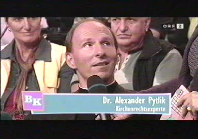 Dr. Alexander Pytlik bei Barbara Karlich zum Z�libat.